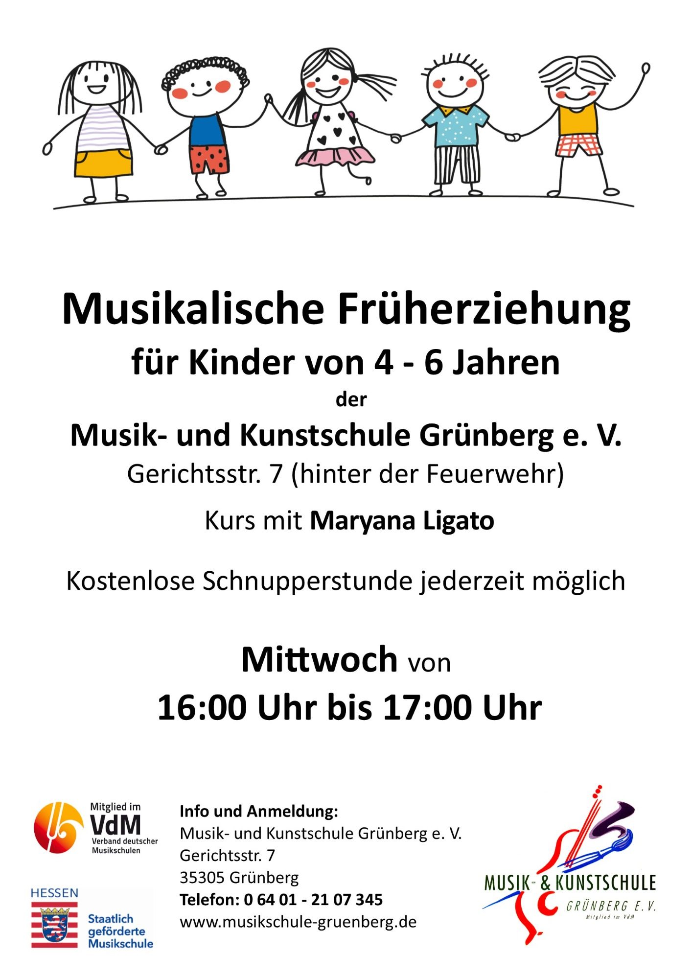 Musikalische Früherziehung Werbung Musikalische Früherziehung