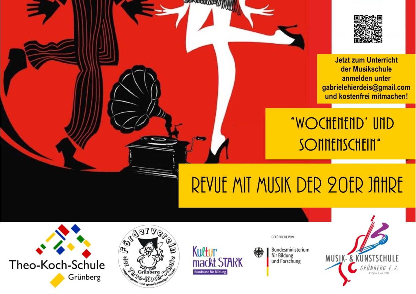 Plakat Musikrevue